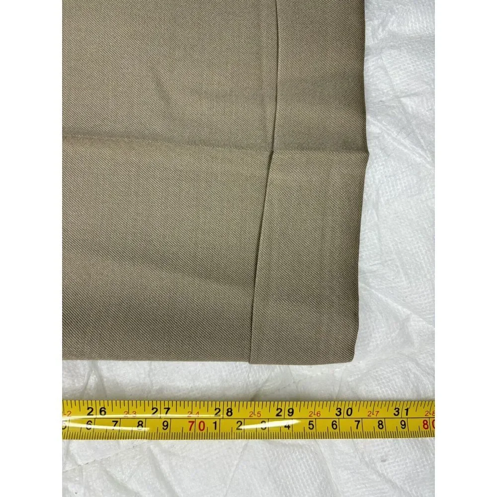 Brooks Brother 1818 Vintage Wool Khaki Trousers‎ 37x30 Regular Fit Made In USA
